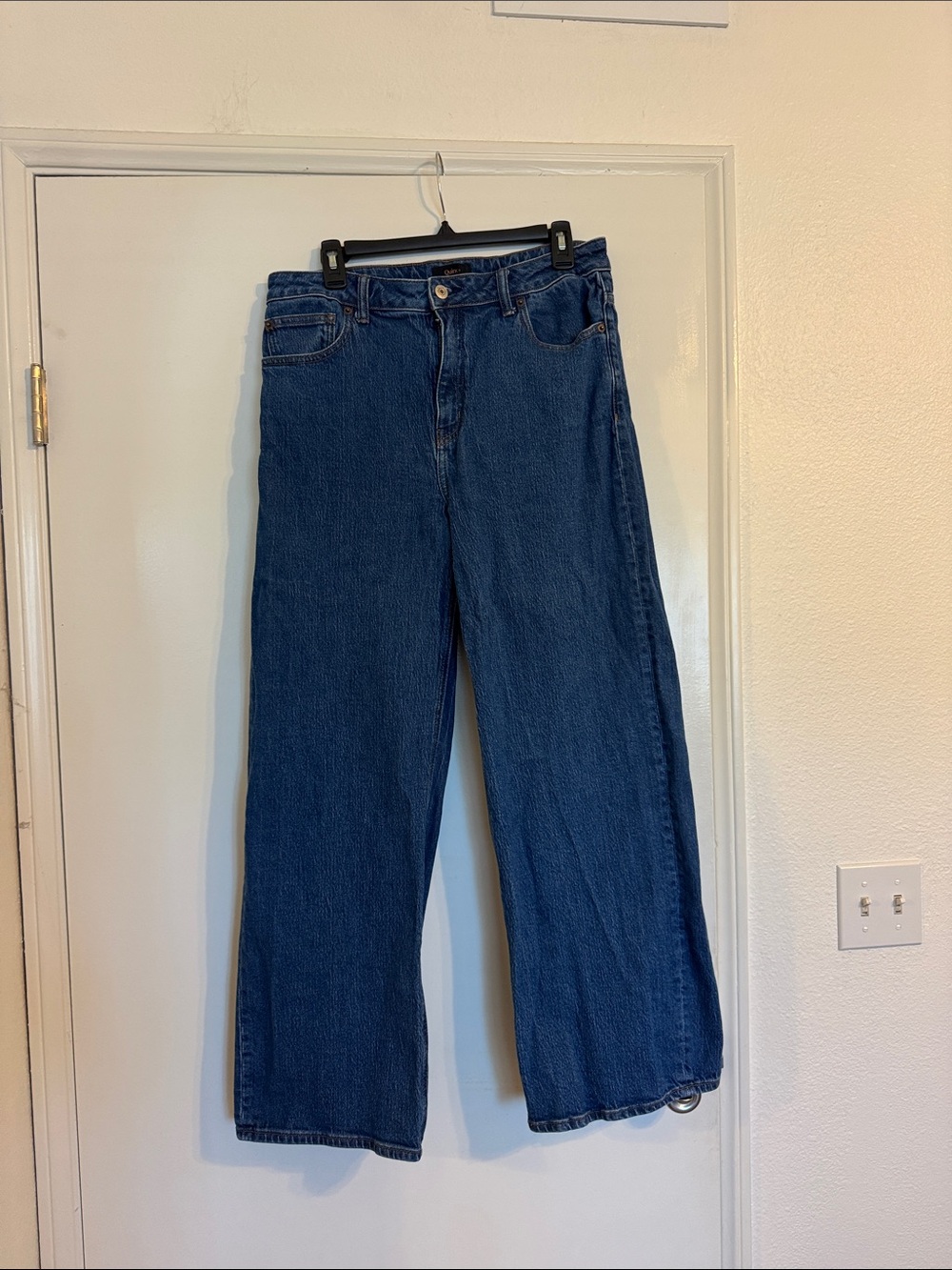 Bella stretch relaxed straight leg jeans